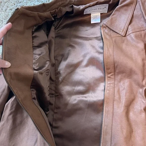 Clayton Dean Brown Leather Jacket - Picture 3 of 8